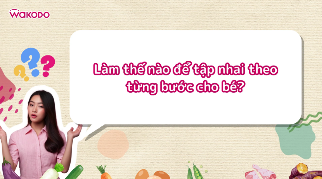 Hướng dẫn tập nhai từng bước cho bé theo phương pháp Ăn Dặm Kiểu Nhật của Giáo sư Chiharu Tsutsumi 